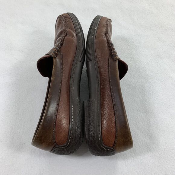 Allen Edmonds Lagrange Handsewn Leather Loafer Size 14 B Mens Brown Slip On main image 6